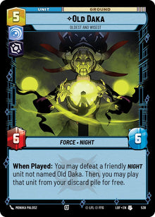 {SW-C}Old Daka (538) - Oldest and Wisest (Foil) (538) [Legends of the Force]