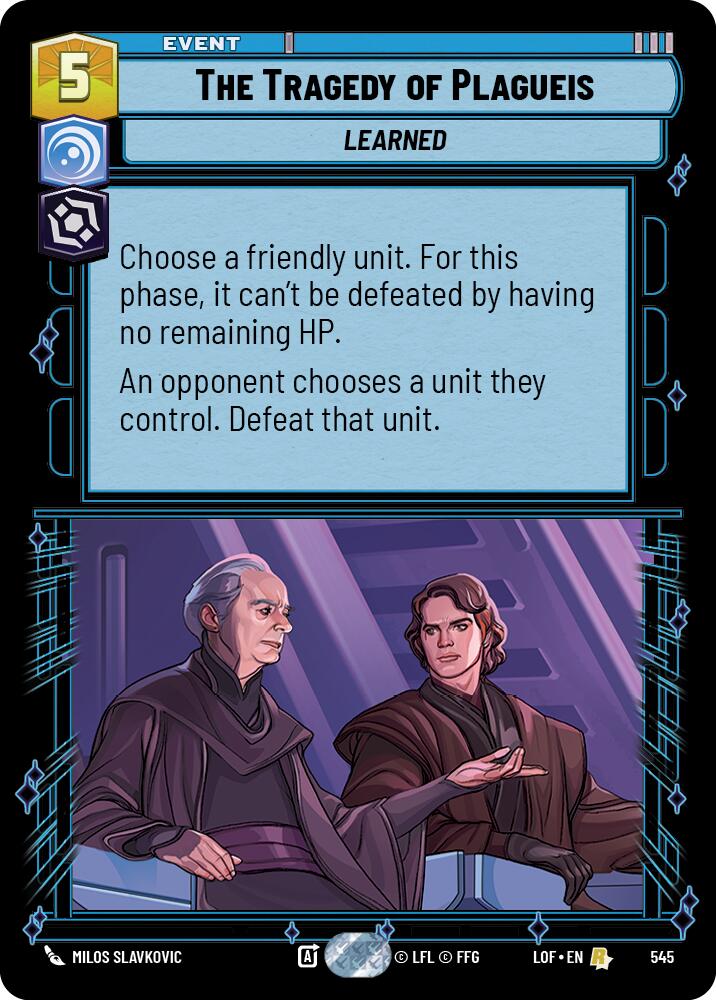 {SW-R}The Tragedy of Plagueis (545) (Foil) (545) [Legends of the Force]