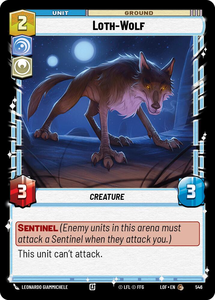 {SW-C}Loth-Wolf (546) (Foil) (546) [Legends of the Force]