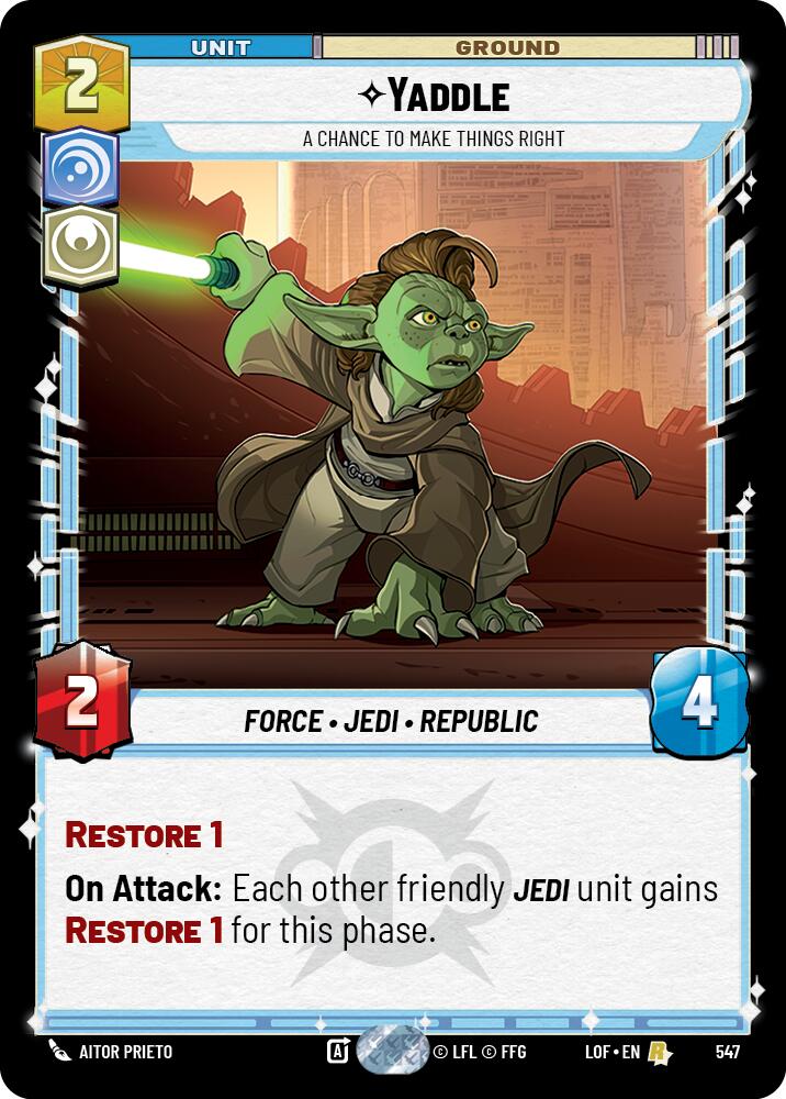 {SW-R}Yaddle (547) - A Chance To Make Things Right (Foil) (547) [Legends of the Force]