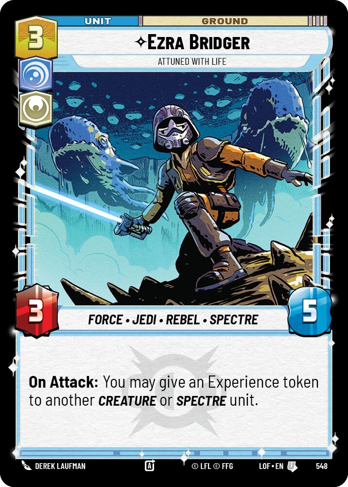 {SW-C}Ezra Bridger (548) - Attuned With Life (Foil) (548) [Legends of the Force]