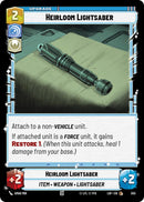 {SW-C}Heirloom Lightsaber (555) (Foil) (555) [Legends of the Force]