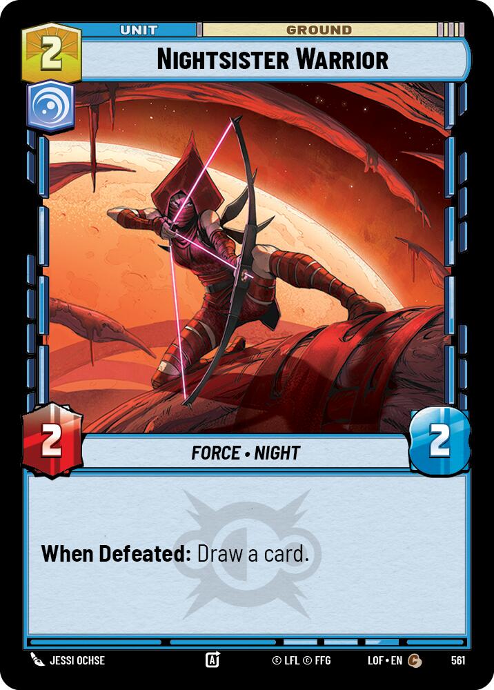{SW-C}Nightsister Warrior (561) (Foil) (561) [Legends of the Force]