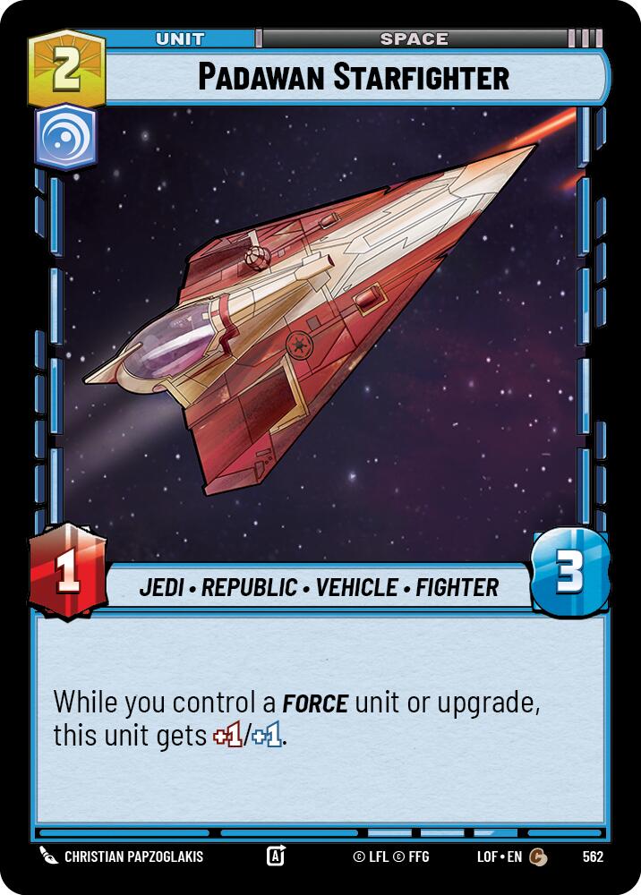 {SW-C}Padawan Starfighter (562) (Foil) (562) [Legends of the Force]