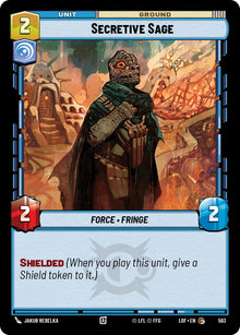 {SW-C}Secretive Sage (563) (Foil) (563) [Legends of the Force]