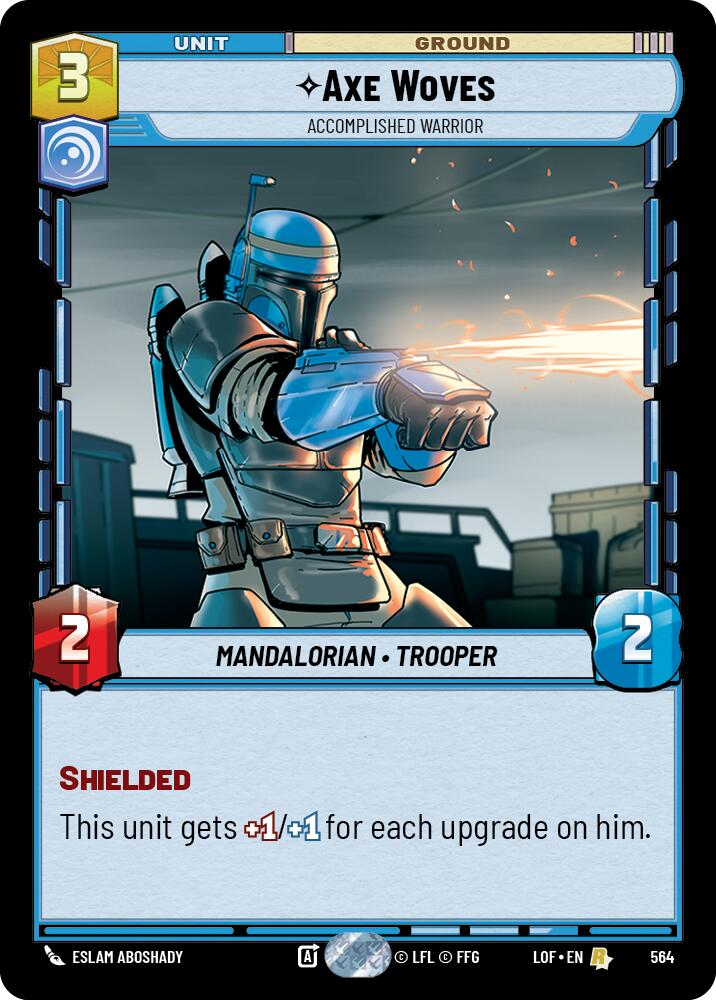 {SW-R}Axe Woves (564) - Accomplished Warrior (Foil) (564) [Legends of the Force]