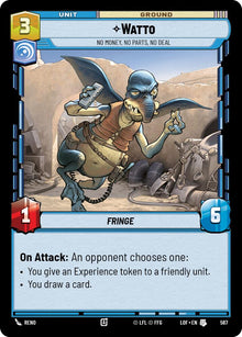 {SW-C}Watto (567) - No Money, No Parts, No Deal (Foil) (567) [Legends of the Force]