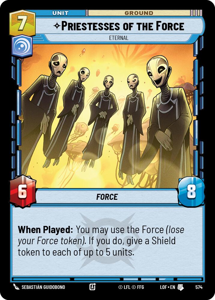 {SW-C}Priestesses of the Force (574) - Eternal (Foil) (574) [Legends of the Force]