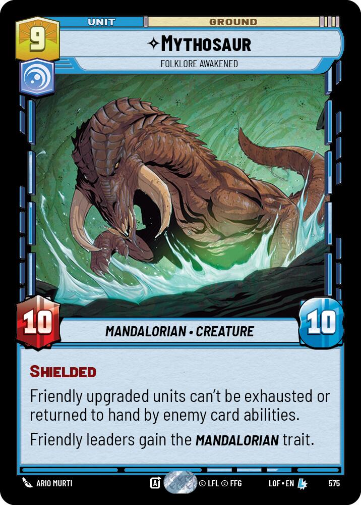 {SW-R}Mythosaur (575) - Folklore Awakened (Foil) (575) [Legends of the Force]