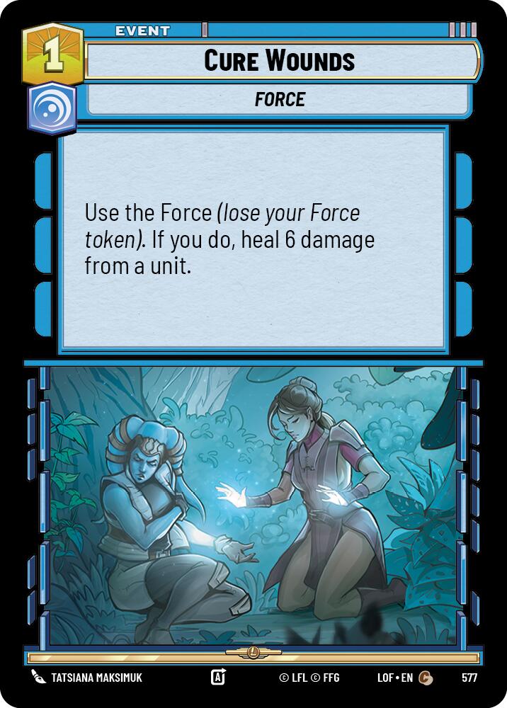 {SW-C}Cure Wounds (577) (Foil) (577) [Legends of the Force]