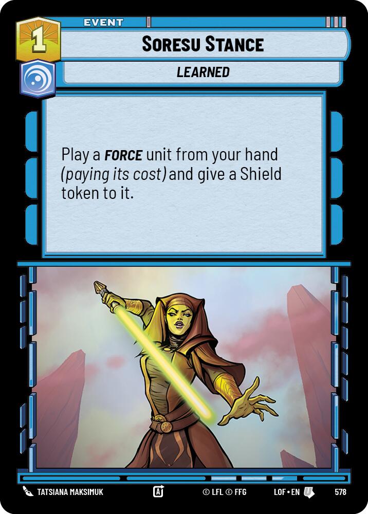 {SW-C}Soresu Stance (578) (Foil) (578) [Legends of the Force]