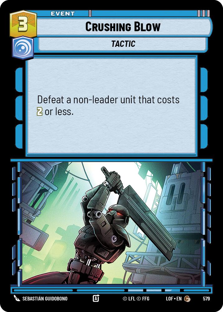 {SW-C}Crushing Blow (579) (Foil) (579) [Legends of the Force]