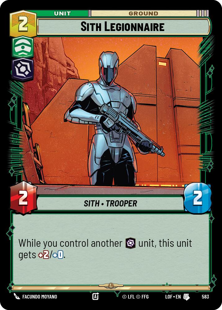 {SW-C}Sith Legionnaire (583) (Foil) (583) [Legends of the Force]