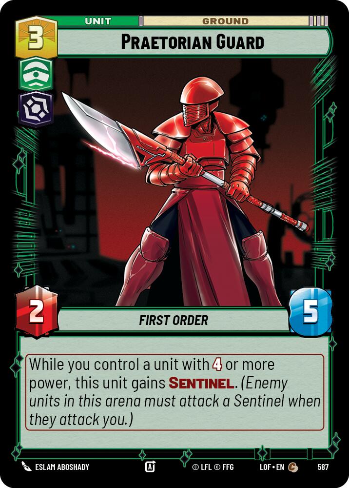 {SW-C}Praetorian Guard (587) (Foil) (587) [Legends of the Force]