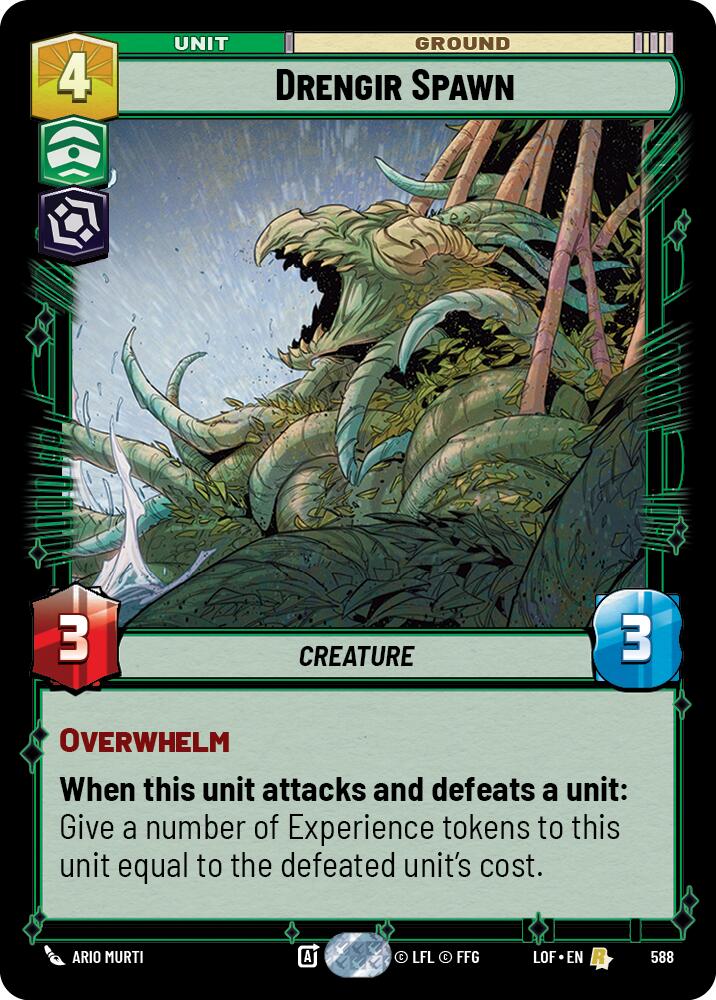 {SW-R}Drengir Spawn (588) (Foil) (588) [Legends of the Force]