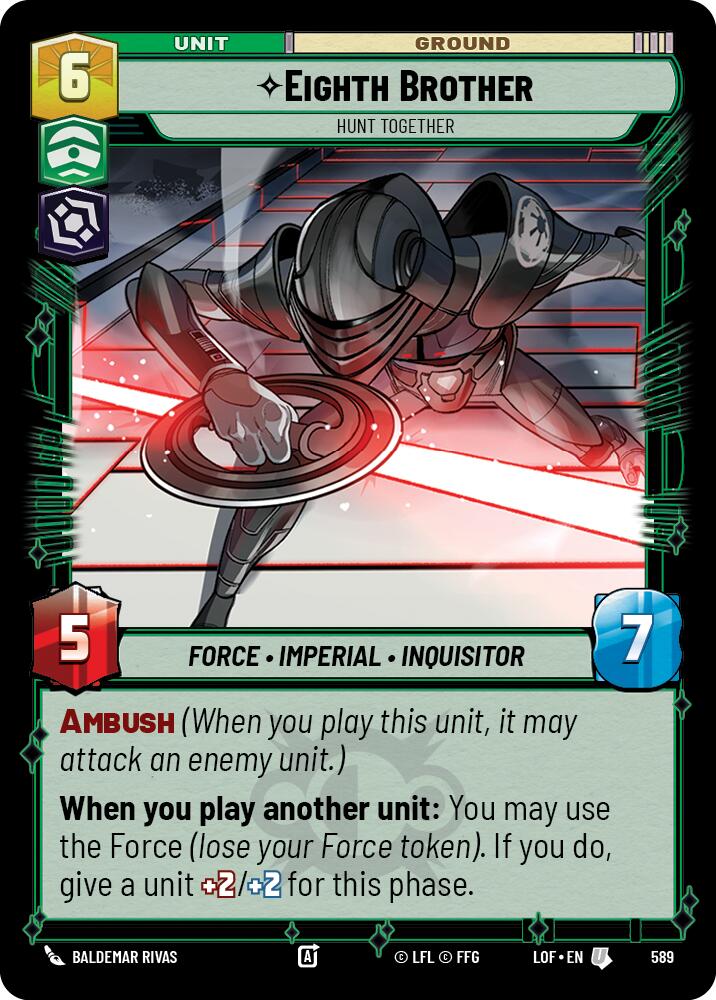 {SW-C}Eighth Brother (589) - Hunt Together (Foil) (589) [Legends of the Force]