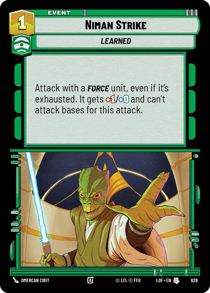 {SW-C}Niman Strike (626) (Foil) (626) [Legends of the Force]