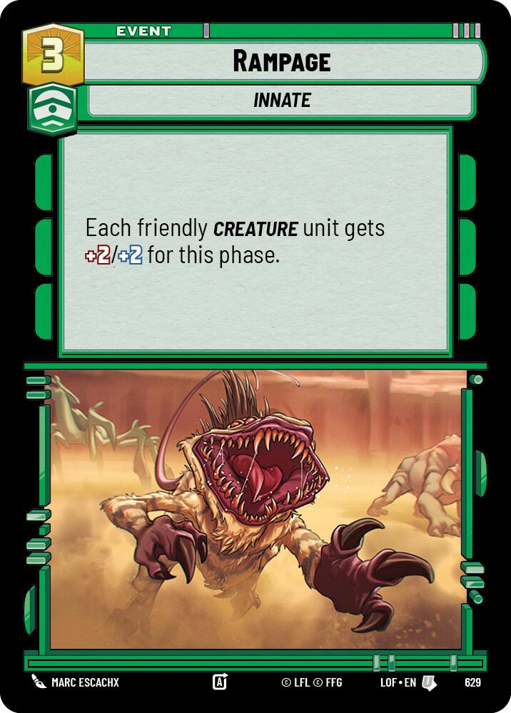 {SW-C}Rampage (629) (Foil) (629) [Legends of the Force]