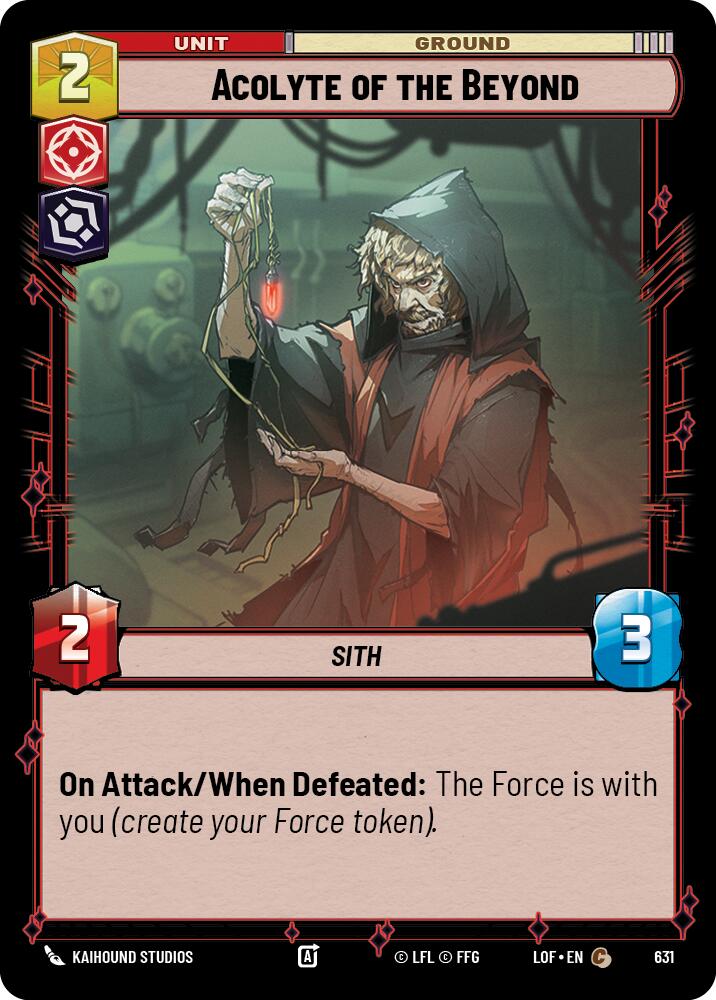 {SW-C}Acolyte of the Beyond (631) (Foil) (631) [Legends of the Force]