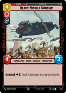{SW-C}Heavy Missile Gunship (636) (Foil) (636) [Legends of the Force]