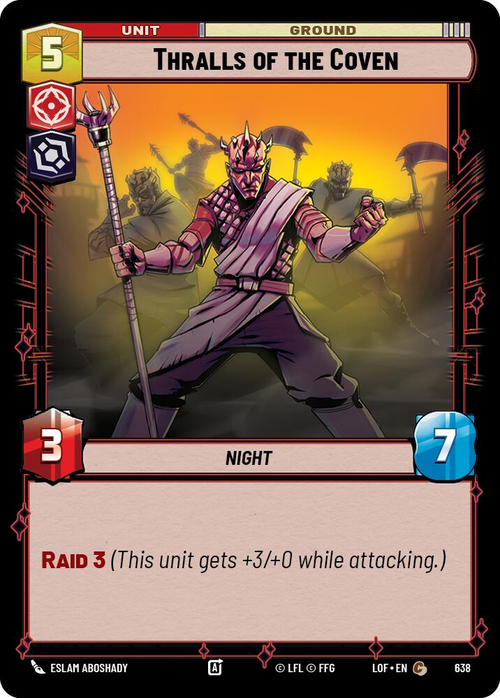 {SW-C}Thralls of the Coven (638) (Foil) (638) [Legends of the Force]