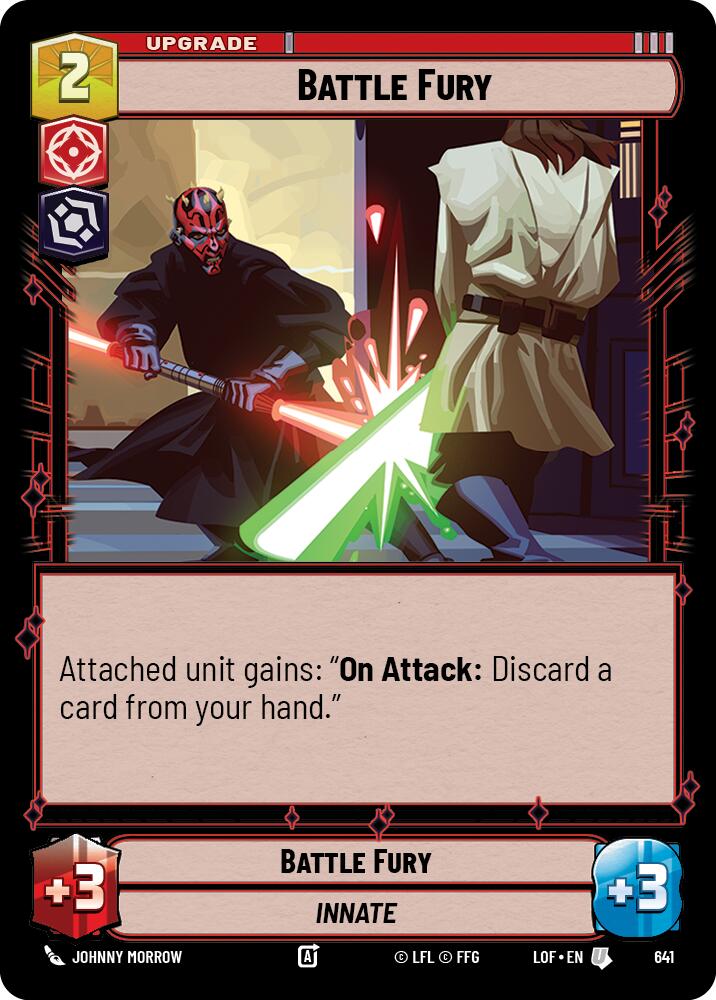 {SW-C}Battle Fury (641) (Foil) (641) [Legends of the Force]