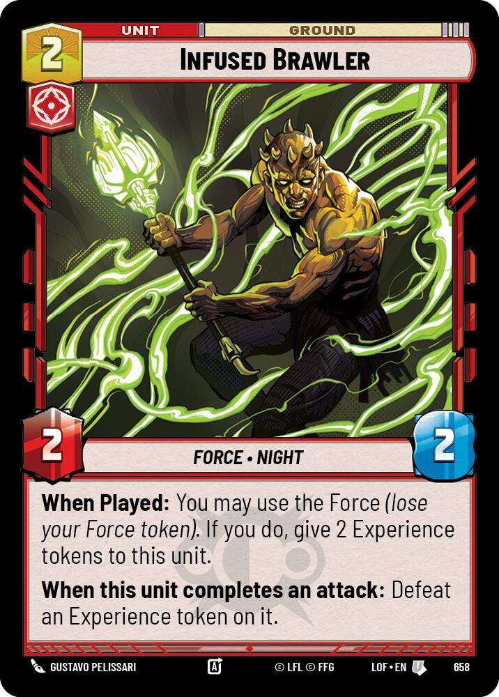 {SW-C}Infused Brawler (658) (Foil) (658) [Legends of the Force]