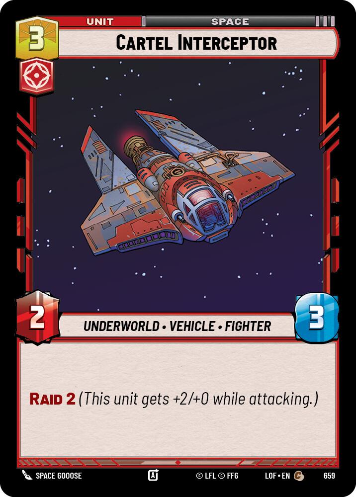 {SW-C}Cartel Interceptor (659) (Foil) (659) [Legends of the Force]