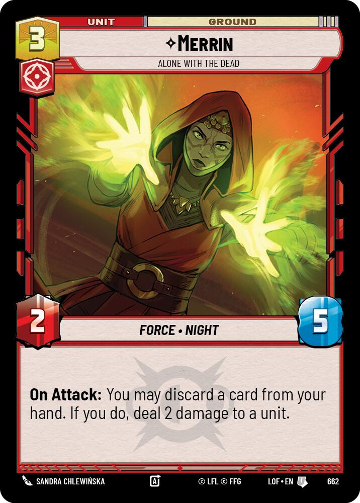 {SW-C}Merrin (662) - Alone with the Dead (Foil) (662) [Legends of the Force]