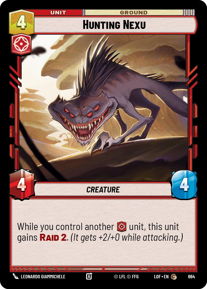 {SW-C}Hunting Nexu (664) (Foil) (664) [Legends of the Force]