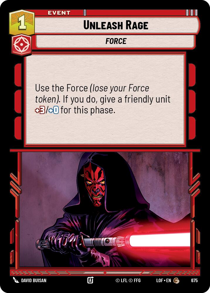 {SW-C}Unleash Rage (675) (Foil) (675) [Legends of the Force]