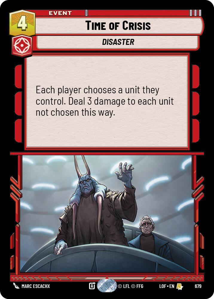 {SW-R}Time of Crisis (679) (Foil) (679) [Legends of the Force]