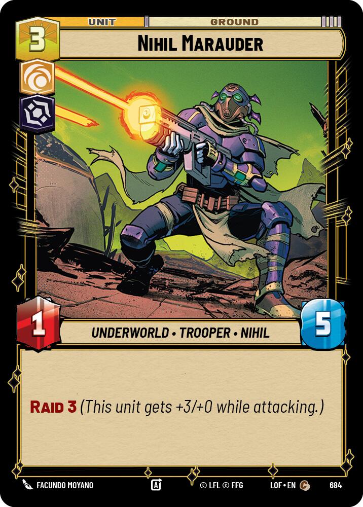 {SW-C}Nihil Marauder (684) (Foil) (684) [Legends of the Force]