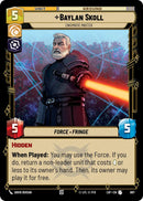 {SW-C}Baylan Skoll (687) - Enigmatic Master (Foil) (687) [Legends of the Force]