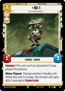 {SW-C}BD-1 (693) - Beep Boo Boo Bweep (Foil) (693) [Legends of the Force]