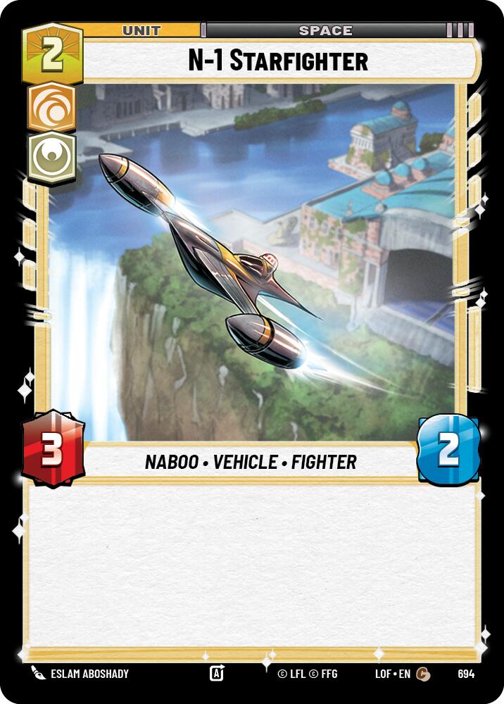 {SW-C}N-1 Starfighter (694) (Foil) (694) [Legends of the Force]