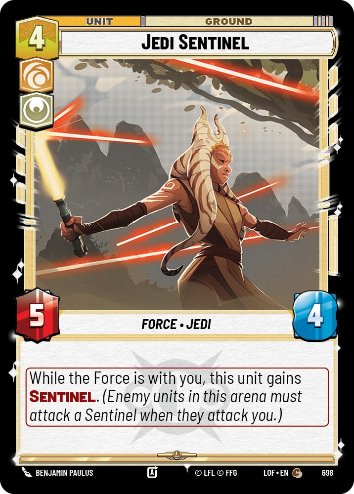 {SW-C}Jedi Sentinel (698) (Foil) (698) [Legends of the Force]