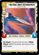 {SW-R}Qui-Gon Jinn's Aethersprite (699) - Guided by the Force (Foil) (699) [Legends of the Force]