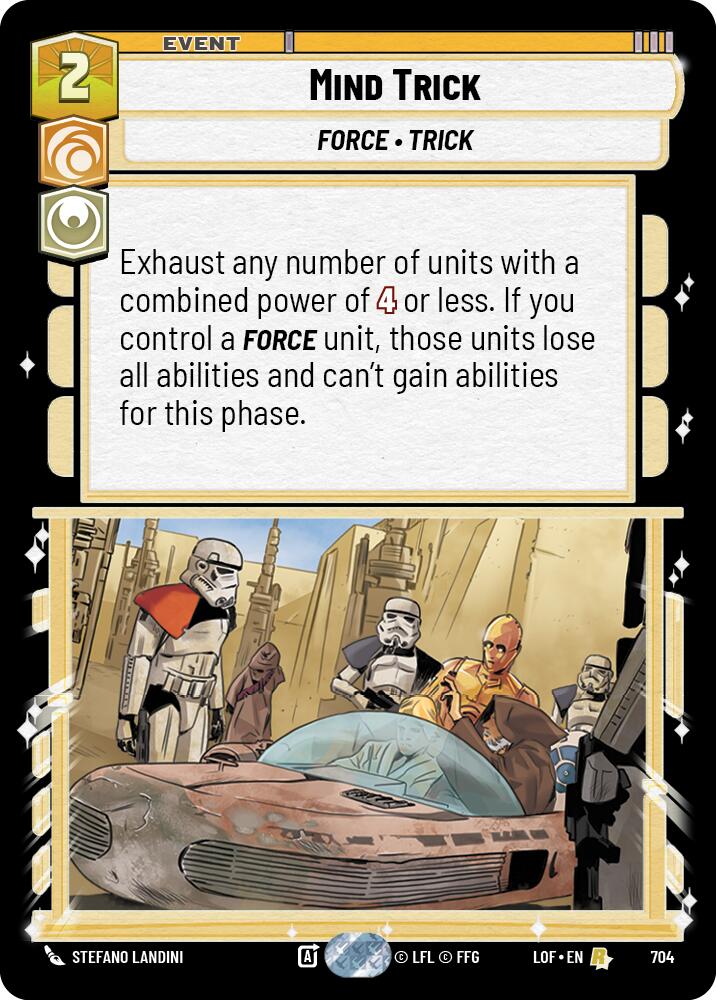 {SW-R}Mind Trick (704) (Foil) (704) [Legends of the Force]