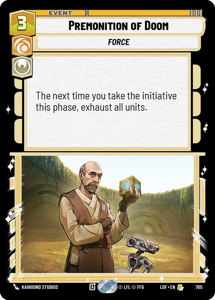 {SW-R}Premonition of Doom (705) (Foil) (705) [Legends of the Force]