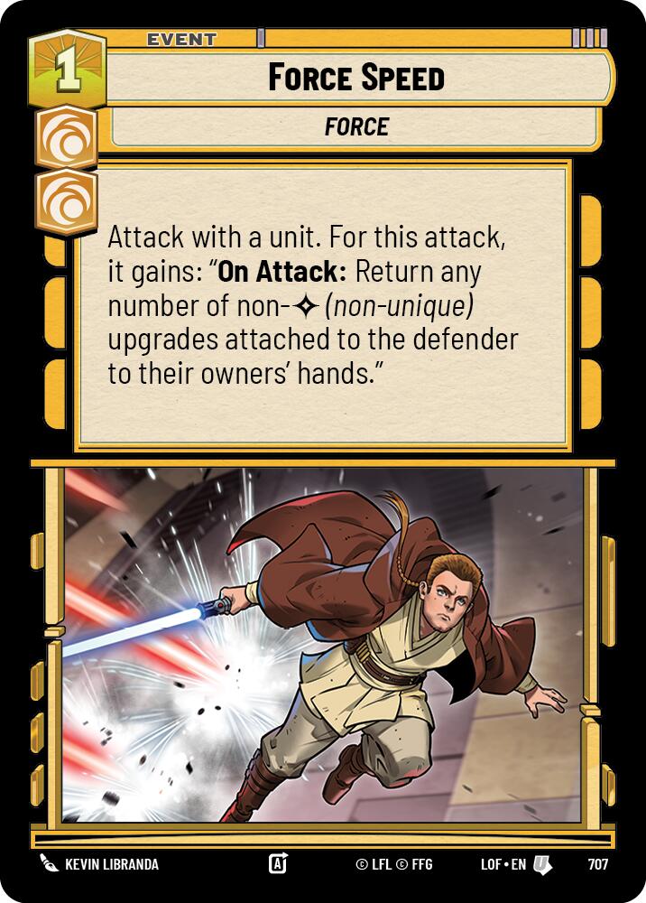 {SW-C}Force Speed (707) (Foil) (707) [Legends of the Force]