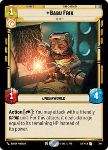 {SW-R}Babu Frik (708) - Heyyy! (Foil) (708) [Legends of the Force]