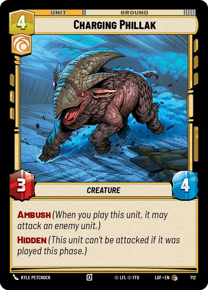 {SW-C}Charging Phillak (712) (Foil) (712) [Legends of the Force]