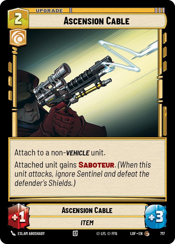 {SW-C}Ascension Cable (717) (Foil) (717) [Legends of the Force]