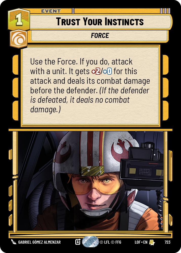{SW-R}Trust Your Instincts (723) (Foil) (723) [Legends of the Force]