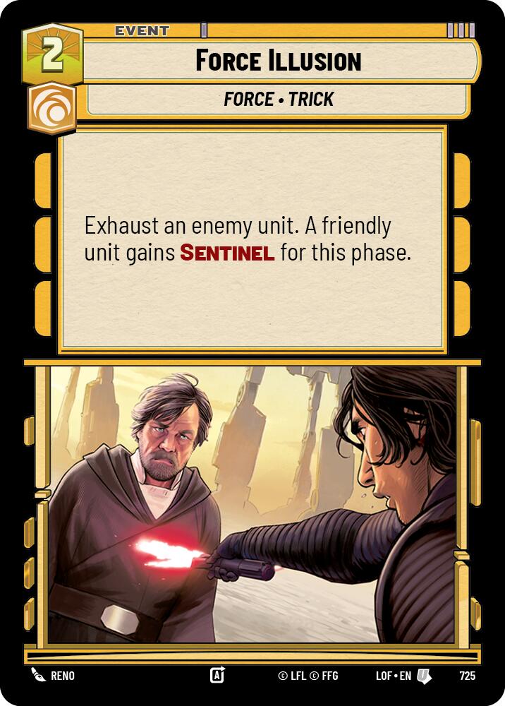 {SW-C}Force Illusion (725) (Foil) (725) [Legends of the Force]