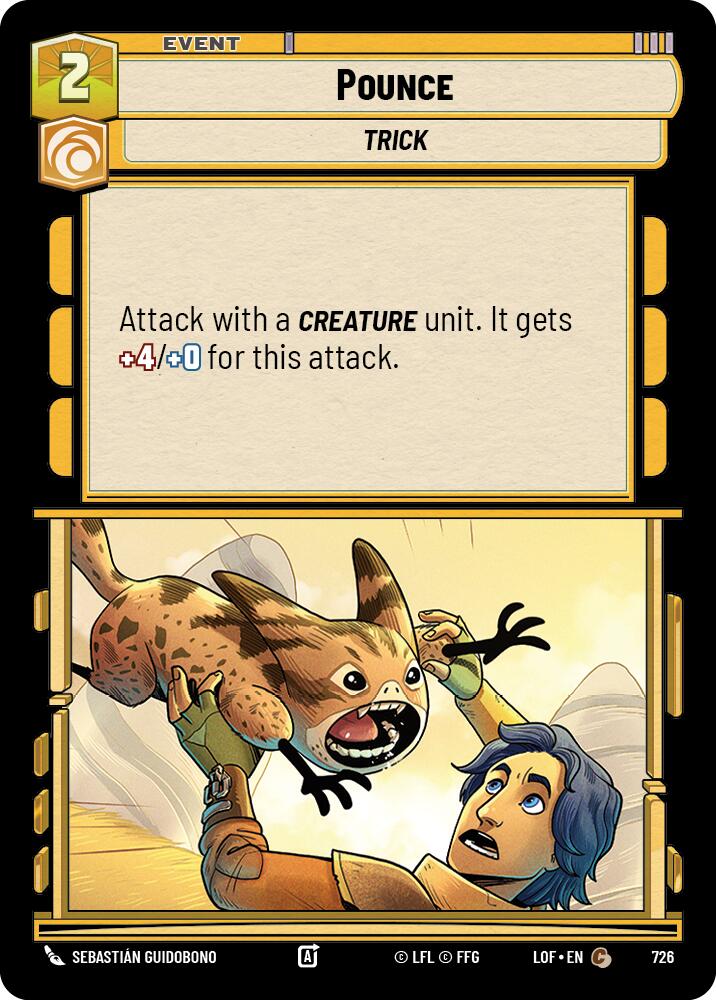 {SW-C}Pounce (726) (Foil) (726) [Legends of the Force]