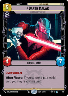 {SW-R}Darth Malak (736) - Covetous Apprentice (Foil) (736) [Legends of the Force]
