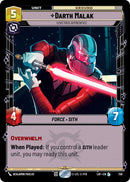 {SW-R}Darth Malak (736) - Covetous Apprentice (Foil) (736) [Legends of the Force]