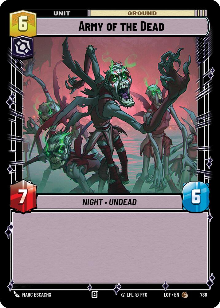 {SW-C}Army of the Dead (738) (Foil) (738) [Legends of the Force]